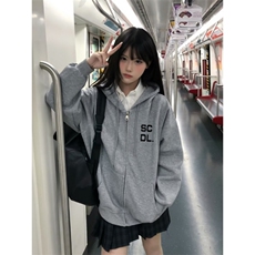 2025秋冬新款开衫卫衣外套加绒加厚，女装短外套，电商A336-2