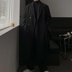 冬季韩风男士加棉呢子大衣美式过膝长款外套1223-P125大货已备，女装短外套，星座1004-3