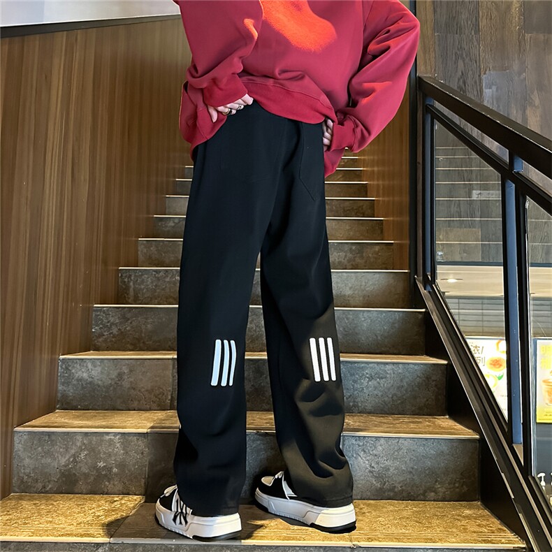 k1073-p55-控78M-5XL现货宽松cleanfit牛仔裤马丁靴黑暗拼接,男装牛仔裤,星座116