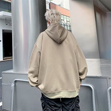 连帽卫衣男款美式外套小众设计春秋装WY20-P50，男装卫衣，星座308B-2