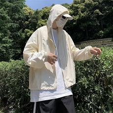 拉链新款潮时尚风衣简约百搭原宿ins防晒衣F78P40，男装夹克，星座1116-2