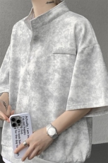 可拆开卖！立领POLO衫短袖t恤套装男生休闲运动青少年搭配帅气夏，男装T恤，电商B312