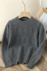 时尚儿童羊毛衫男童女童秋冬新款保暖加厚针织衫宝宝毛衣外套，童装儿童羊毛衫，冰晶童装