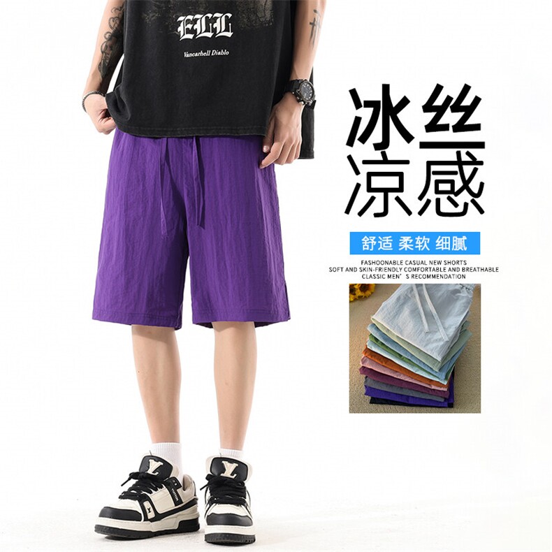 抖音品质男夏季潮牌休闲运动男士五分裤A146-GY251特p21量大优,男装牛仔裤,HDA146