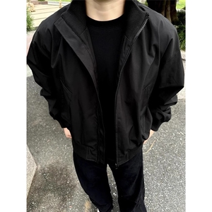情侣飞行员夹克男秋季美式复古廓形棒球服高级工装外套L26011-P53图片