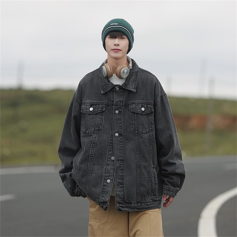 美式高街牛仔外套男款春水洗牛仔衣褂子西海岸工装夹克JK1041-P88,男装夹克,星座1103-3