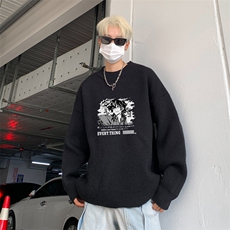 高质量！秋冬季半高领毛衣男加绒加厚线衣男针织衫男MY222-特p38，男装针织衫/毛衣，电商B367