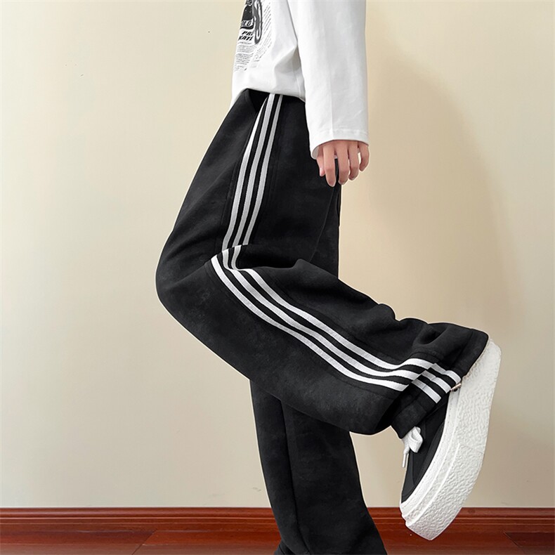 现货2025休闲侧边条纹高街中性港风个性扎染裤子K530-TP30，男装休闲裤，电商A170