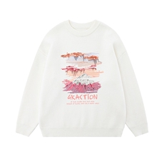 白底23新款秋冬时尚百搭宽松印花潮流毛衣TPM6843P40控68，男装针织衫/毛衣，电商A268-1