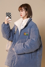 中性风秋冬新款加绒加厚灯芯绒立领棉服外套MY6249P125控158，男装棉衣，电商A268
