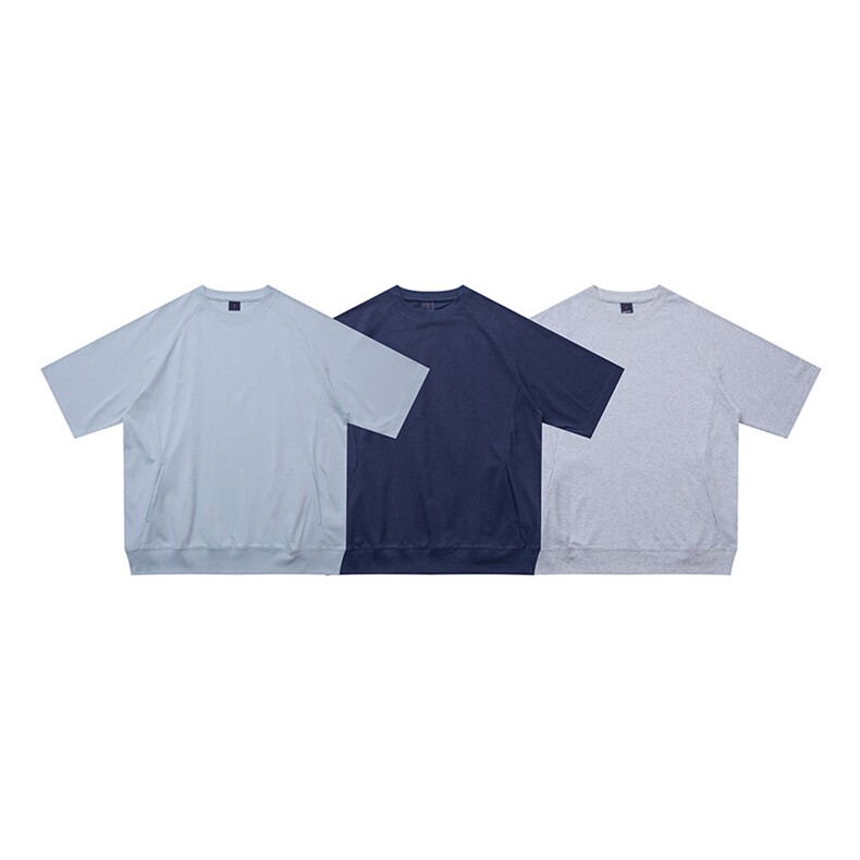 PL1229260克牛角袖卫衣款短袖T恤，男装卫衣，电商基地S002