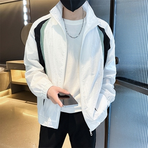 2026夏季店主小伙痞帅男薄款立领防晒衣夹克外套A236-5016-P85图片