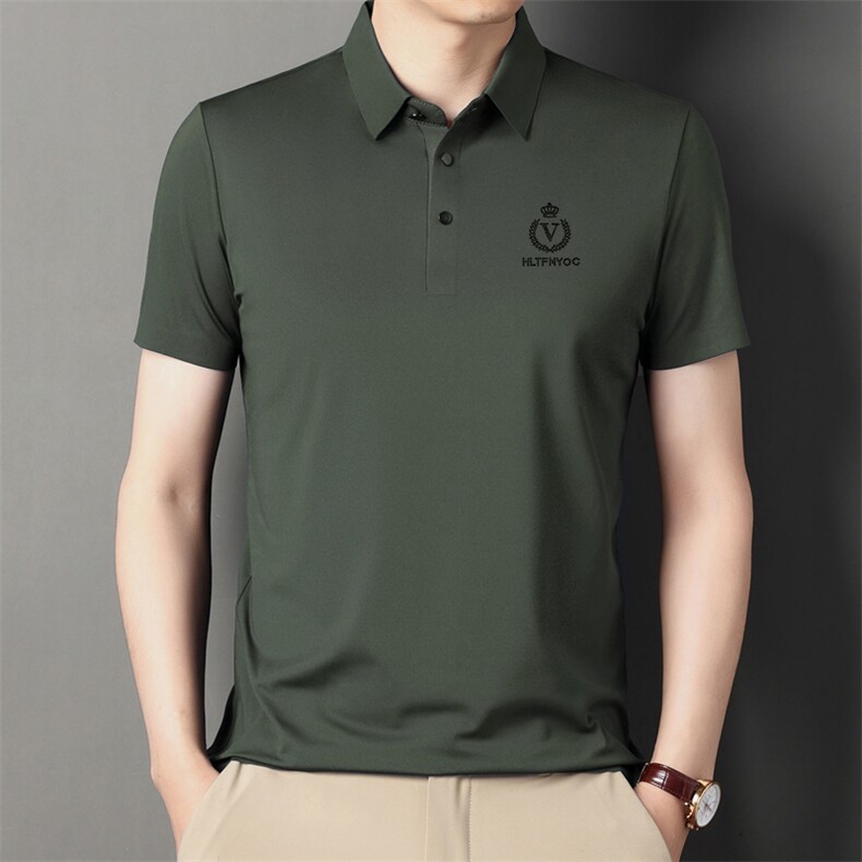 休闲大码短袖T恤衫2023夏装新款爸爸款潮流半袖POLO衫PL9607-P45,男装Polo衫,星座1402-2