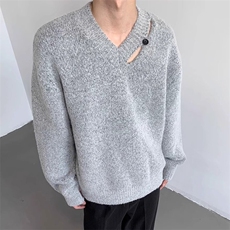 高质量慵懒风设计感宽松百搭针织衫毛衣MY065-P53，男装针织衫/毛衣，星座313A(原308A-2)