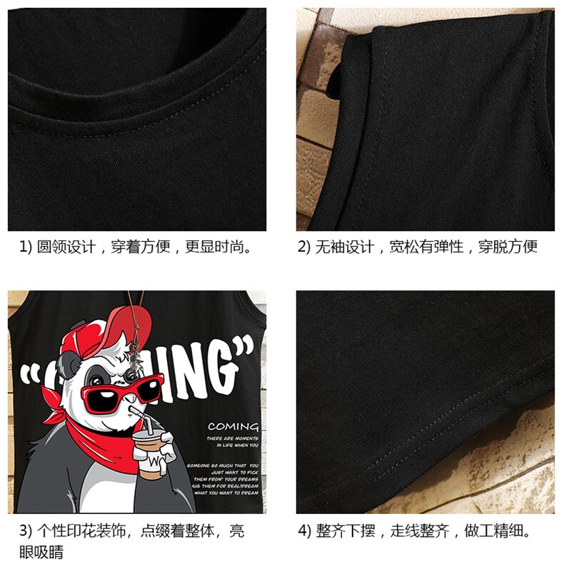 BX25218-P20港风运动汗背心男大码汗衫男无袖T恤男砖墙,男装T恤,电商A040A
