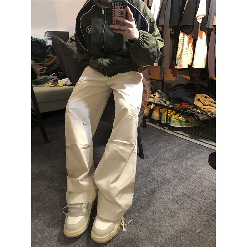 B221美式ins街头hiphop宽松工装休闲裤子LK23122-P65控88,男装休闲裤,电商B221