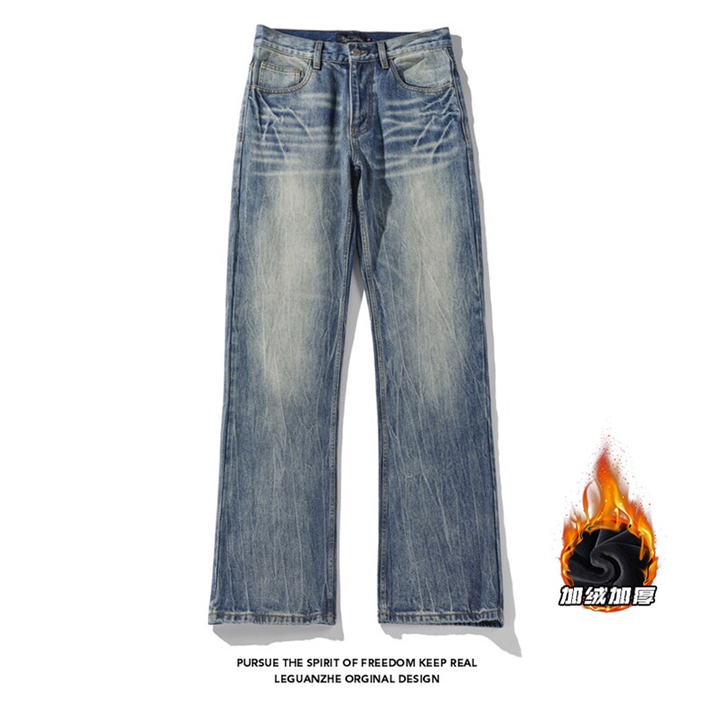 2025GK24720加绒白底闪电纹牛仔裤M-5XLGK251020-特P50，男装牛仔裤，电商A022