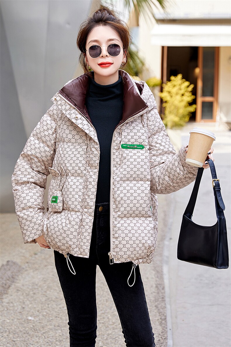 羽绒棉衣棉服女冬2025年新款小个子免洗短款加绒加厚棉袄外套,女装棉衣/棉服,采品优优