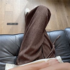 ins男士速干宽松拖地裤夏季褶皱薄款冰丝裤B315-K23250-p50控65，男装休闲裤，电商B315