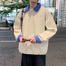2026春款老钱风高品质纯棉猎装男夹克DSA157B-J2650-特P70，男装夹克，电商A157B