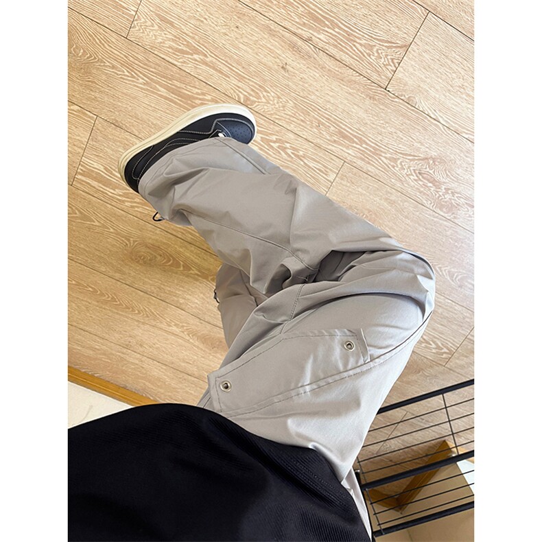 A178秋冬季新款工装裤直筒宽松复古潮牌裤子XK423P45限价65，男装工装外套，电商A178