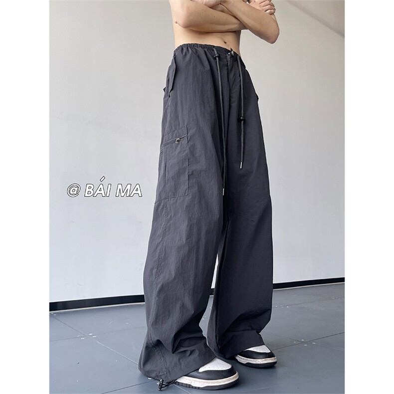05秋季新款多口袋工装裤百搭显瘦降落伞兵裤子XZ211-1-K2348-P60图片