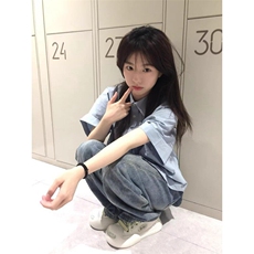 日系短袖衬衫女夏季新款宽松休闲设计感半袖衬衣上衣LHT2133-P40，男装T恤，星座1008