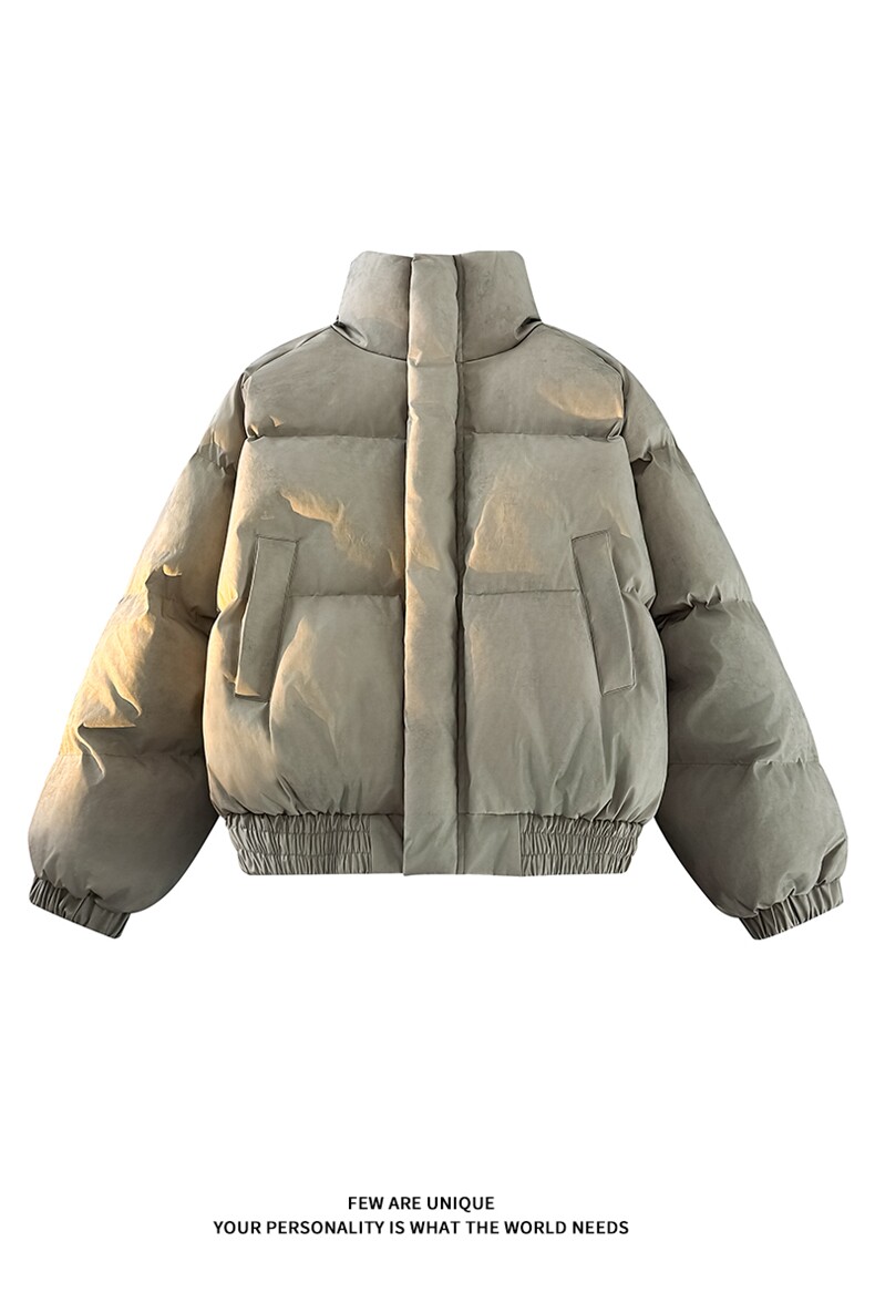 复古街头扎染棉服保暖加厚短款立领廓形外套男5D3062-TP60不,男装棉衣,电商A102