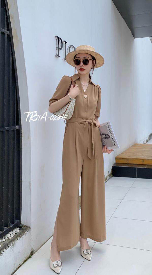 夏季新款阔腿连体裤，女装连体裤，斯瑞威