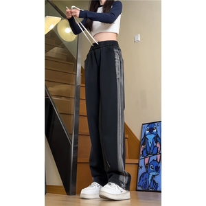 美式复古拼色水洗牛仔裤宽松直筒 NZ51 tp40图片