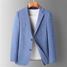 春季新款西服商务休闲2023新品西装上衣单西便服潮流宽松男士外套图片