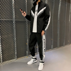 立领夹克一套搭配帅气青少年潮流工装卫衣套装男机能开衫D01P70，男装夹克，电商B226-2（原B217-2）