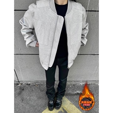 美式复古石灰棒球服夹棉棉服ZM0139-P78，男装棉衣，星座313A(原308A-2)
