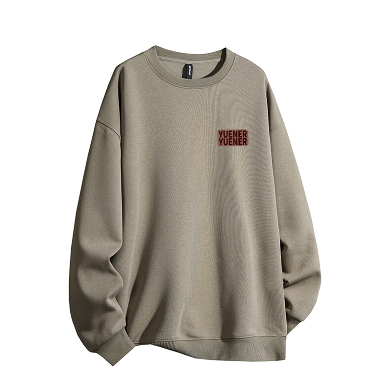 得物供货、复合重磅420克现货圆领卫衣宽松HD019-1-HMY473-P35,男装卫衣,电商019-1