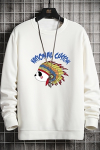 T4196-P25 加绒款-P35 简约帅气百搭长袖t恤男大码胖子卫衣 网格图片