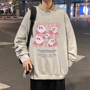 S6310-P28 秋季圆领卫衣男大码韩版宽松长袖外套图片