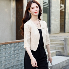 杏色中袖