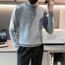 毛衣男士秋冬季圆领针织衫2024新款内搭打底衫毛线衣S572，男装针织衫/毛衣，星座1116A-2（原606A-1）