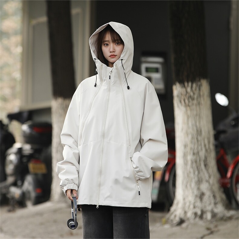 Cityboy情侣时尚连帽冲锋衣外套夹克团体班服,男装夹克,星座301D-5(原星座1415）