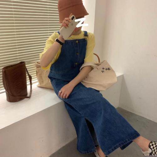 减龄牛仔背带裙，女装，roobora