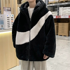 原宿风新品秋冬连帽韩版慵懒学生情侣棉衣棉服男装W247-P60，男装棉衣，星座512-2