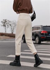 加厚绒牛仔哈伦裤，其它，茂源祥