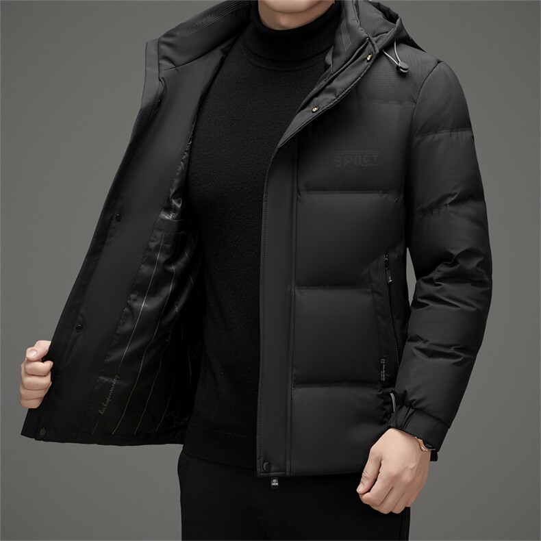 DAJ9636钱塘2020-2简约冬季新款百搭时尚休闲中年男士羽绒服P170,男装羽绒服,钱塘207-2
