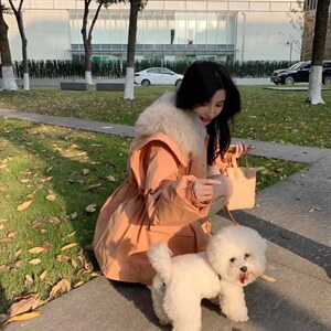 羽绒大毛领！SM！图片