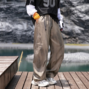SJ-311B-1-YZ65081-P55控98 潮流扎染弯刀裤伞兵裤时尚休闲运动裤图片