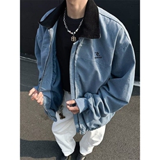 网络图现货休闲夹克复古时尚高街春季穿搭外套显高上衣R3557-P98，男装夹克，星座1005-6