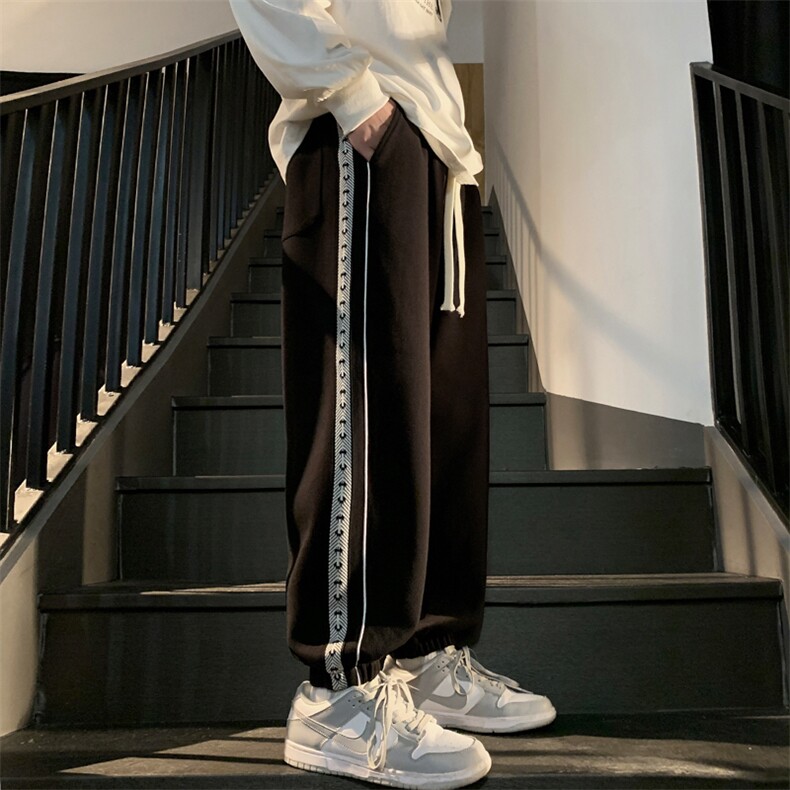 春秋款港风裤子男休闲百搭束脚卫裤K3211-P37控78,男装休闲裤,星座717