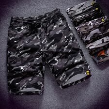 短裤男夏季休闲5五分裤潮流宽松运动速干沙滩裤男士7七分中裤子薄，男装休闲裤，星座1712