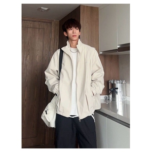 W9518-P60 网图现货 新款运动机车服立领夹克外套百搭潮图片