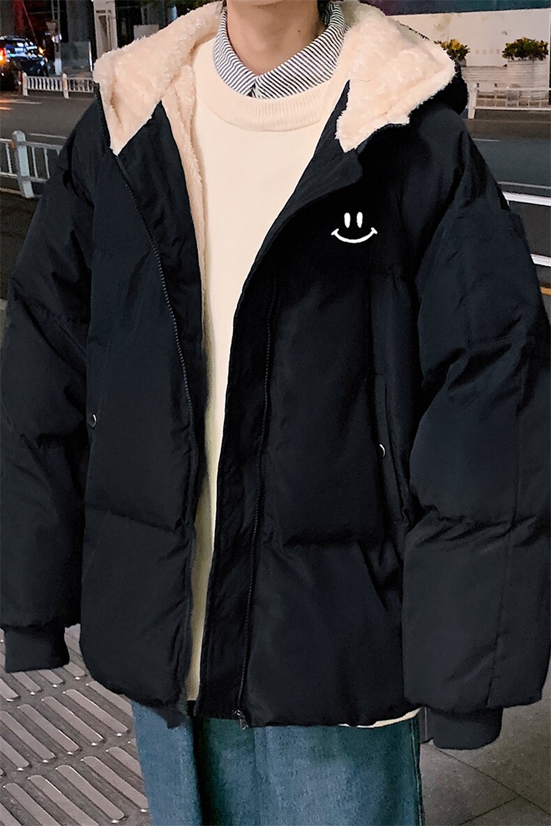 MY16204-P100加厚加绒连帽棉衣男大码棉服男面包服男,男装棉衣,电商A040